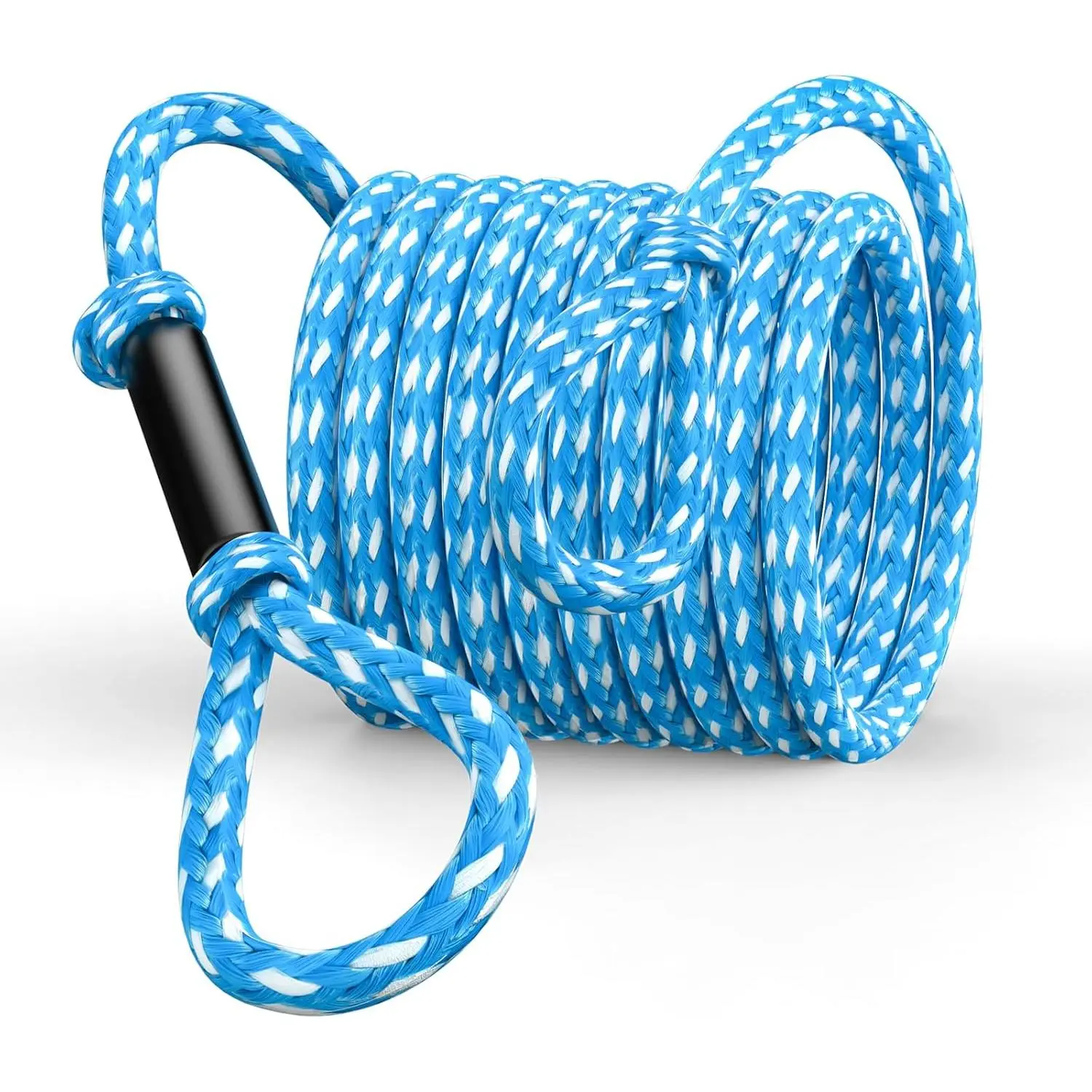 Heavy Duty 60FT 3-6 Person Floating Boat Tow Rope - Towable Pulling Ski Ropes for Tubing Boating Water Sports