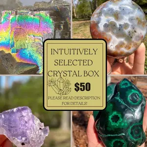 $50 intuitively selected natural crystal box