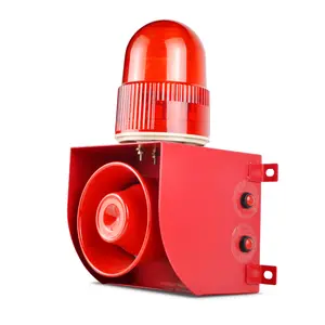 SLA-01H Outdoor Alarm Siren 120 Decibel Horn 12 Tone Adjustable 25W Alarm System for Security, Factories, Warehouses, Home and Docks