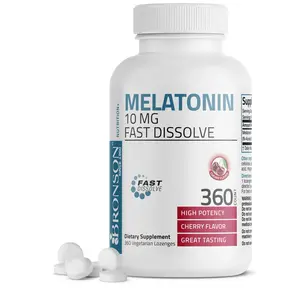 Melatonin 10mg Fast Dissolve Tablets - Sleep Aid, 360 Cherry Flavored Tablets