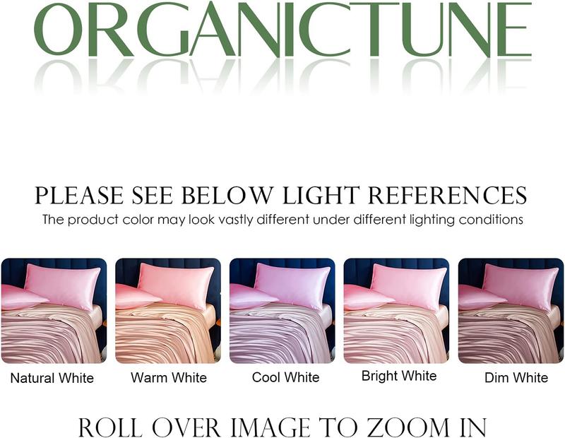 Silk Satin Pillowcases for Hair and Skin - Standard 2 Pack Luxurious 20x26 Inches with Envelope Closure, Black Neck Pillow