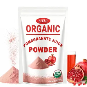 Organic Pomegranate Juice Powder Fruit Powder | Freeze Dried & Cold Pressed | No Sugar & Additives | Great Flavor for Drinks, Smoothie, & Beverages 227g(8oz)