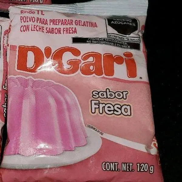 D'Gari Jello - Fresa (Milk) 1 PIECE