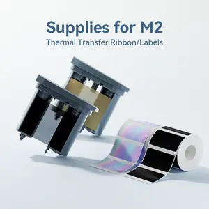 NIIMBOT Thermal Transfer Labels For M2 model only, Waterproof, Oil-Proof for Home Office Small Business Labeling Tape Replacement