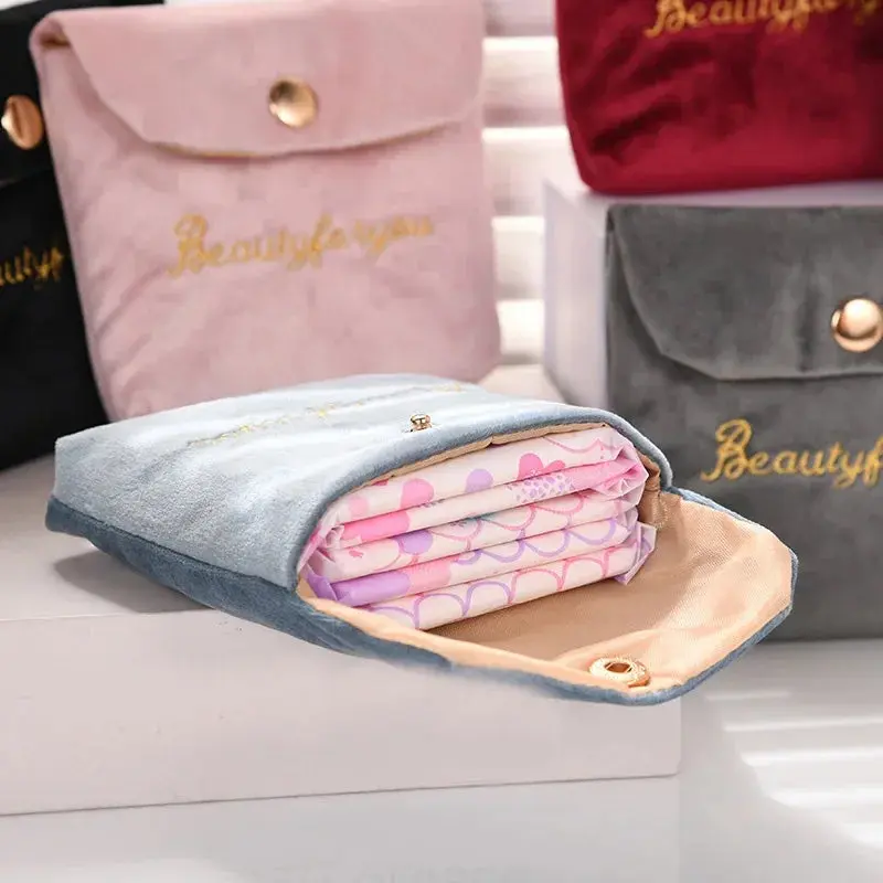 Small Cosmetic Girl Bag Mini Sanitary Napkins travel pouch