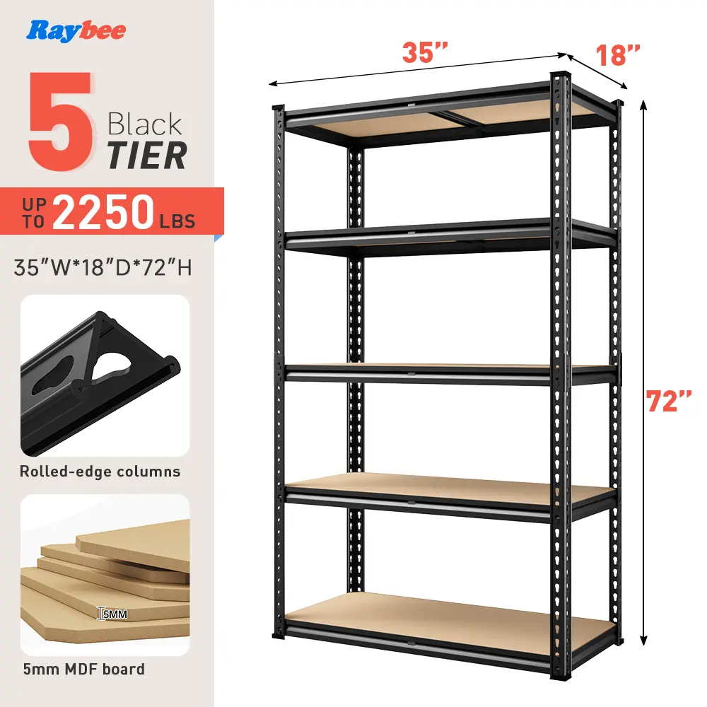 RL-MDF5 35W*18D*72H 5-tier