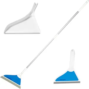 Helio Airbroom 3 Piece Kit All Surface Sweeper and Squeegee for Wet and Dry Cleaning Dust, Dirt, Liquids, Pet Hair, Tile, Hardwood Floors, Carpet, Furniture, Windows, Shower Doors as Seen on TV Helio AirBroom