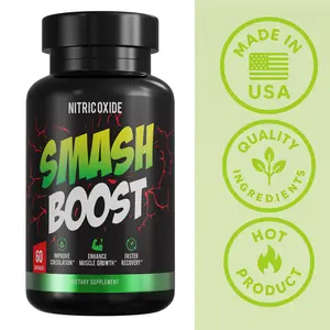 Smash Boost Nitric Oxide Capsules - Supports Respiratory Function & Overall Vitality, Essential Supplement for Healthcare - Vitamin