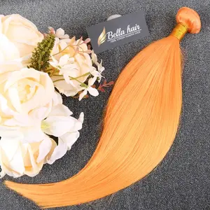 Orange Straight Hair Bundles