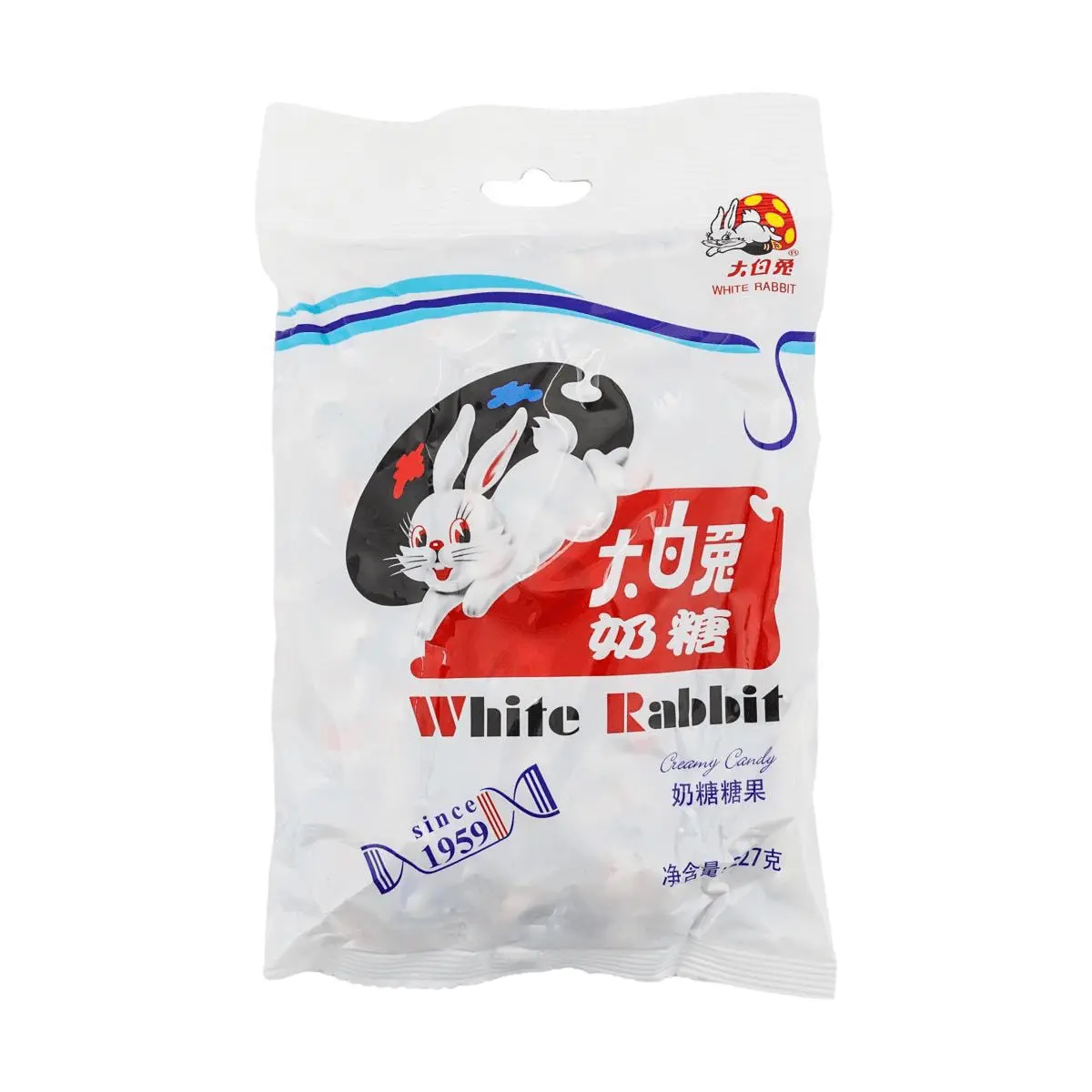 White Rabbit Creamy Candy - Classic Nostalgic Sweet Treat, 227g Bag - Authentic Childhood Favorite Taste Of Nostalgia Milky White Rabbit Creamy Candy - Classic Nostalgic Sweet Treat, 227g Bag - Authentic Childhood Favorite Taste Of Nostalgia Milky