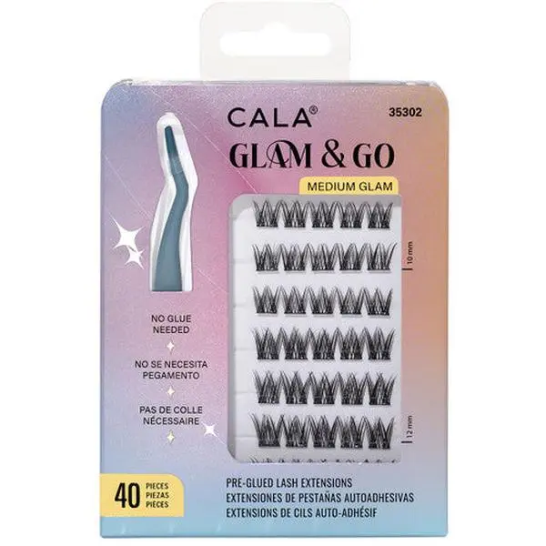 CALA Glam & Go - Medium Glam Pre-Glued Lash Clusters