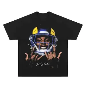 KAM CURL T-Shirt, Football Adult and Youth Shirt, Los Angeles graphic tees, youth boys clothes , Unisex Football Trendy Men Casual Heavy Cotton Tee, Birthday Ideas, Gift For Men Woman