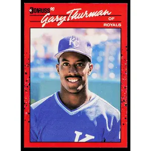 Gary Thurman 1990 Donruss #416c Kansas City Royals
