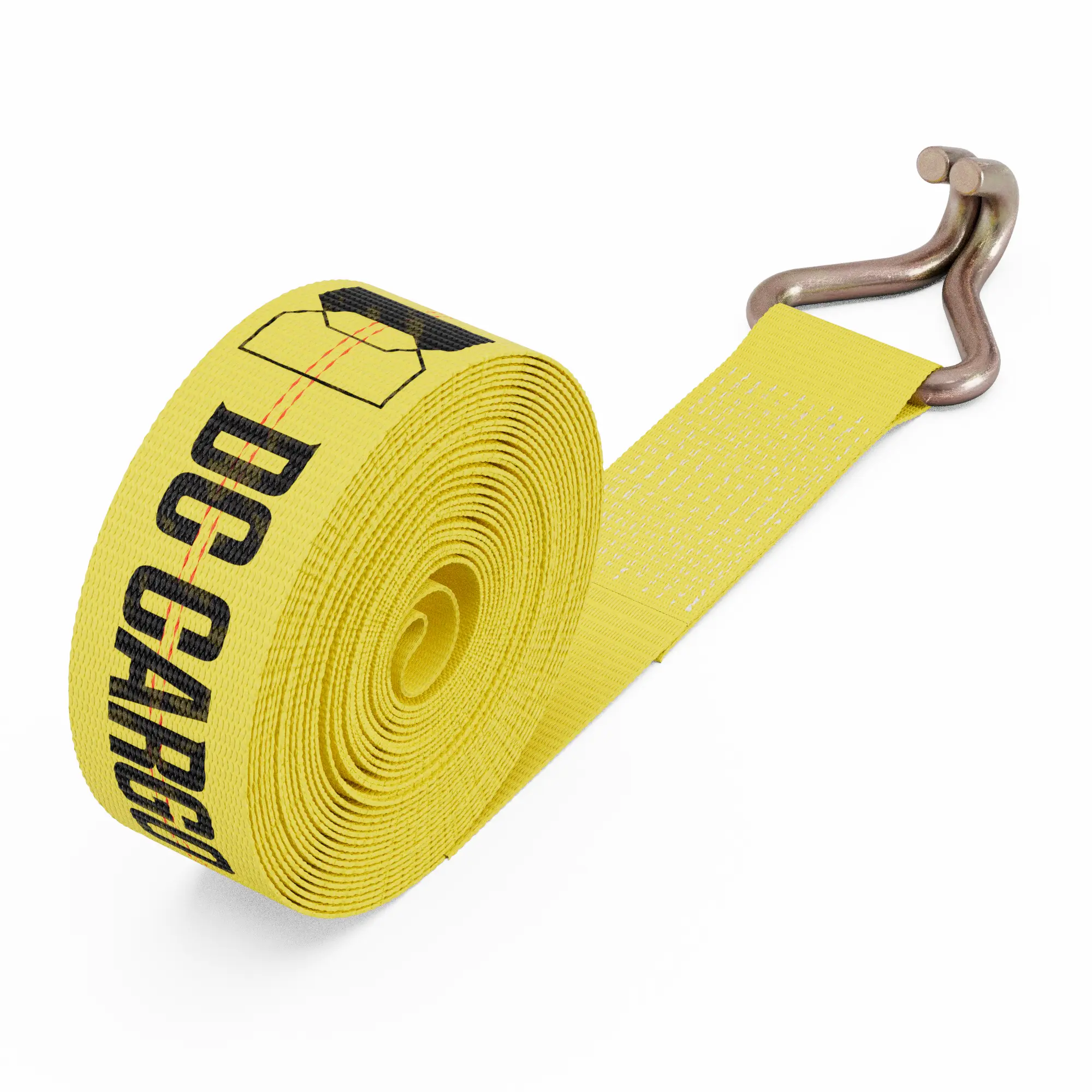 Flatbed Winch Strap with Wire Hook, 2" Flatbed Winch Strap with Wire Hook, 2"
