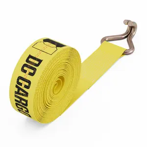 Flatbed Winch Strap with Wire Hook, 2" Flatbed Winch Strap with Wire Hook, 2"
