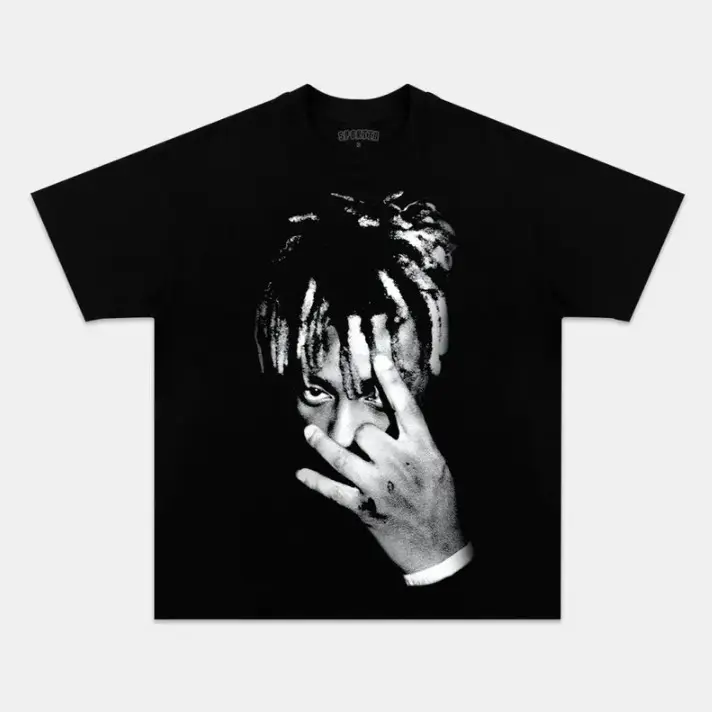 Youth and Adult Retro Juicy Wrld Rap Graphic Unisex Tshirt, Classic Cotton Crewneck Tshirts For Men and Women