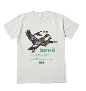 Vintage Ducks The Sopranos Dr. Melfi Do You Feel Depressed T-Shirt Unisex Menswear Top