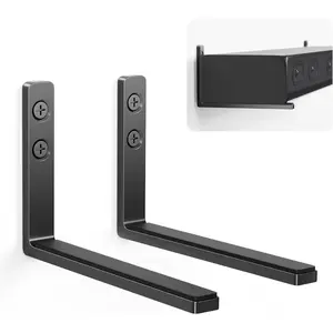 Soundbar Mounts Under TV for Bose, Sony, Saiyin, VIZIO, LG, Samsung, Roku - Dolby Atmos Compatible Soundbar Wall Mount Bracket, Sound Bar Shelf, Soundbar Stand Under TV Up to 20LB