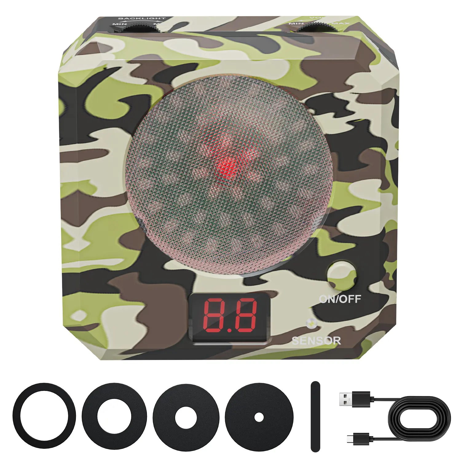 Laser dry fire training system with 5 difficulty levelsadjustable volume and brightness, simulated live firefeedback, suitable for indoor training, save ammunition,improve shooting skills, is the perfect training accessory!