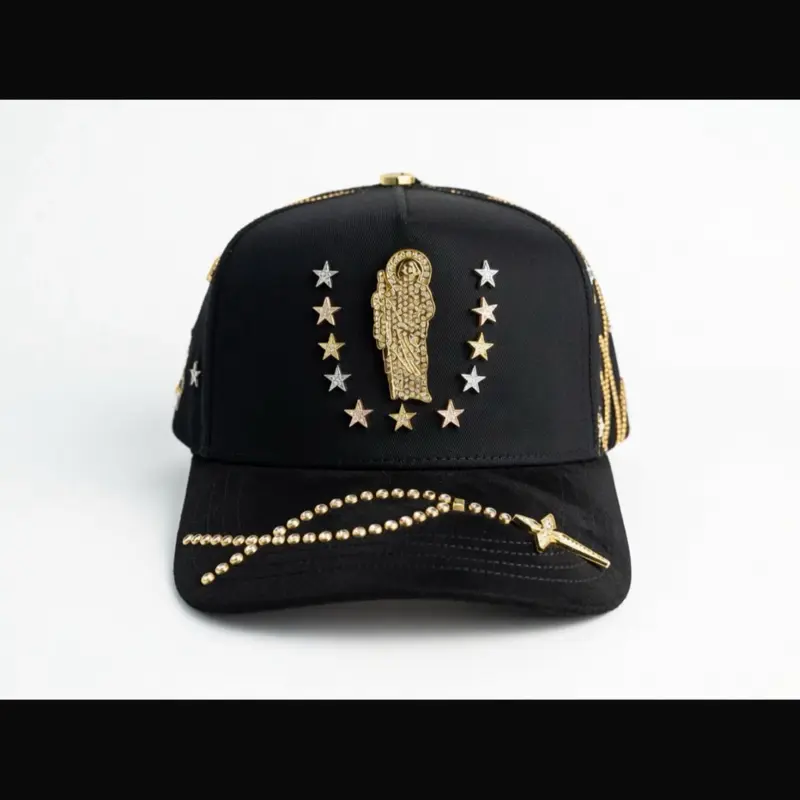 Cap “San Judas Tadeo” Black/Gold,2026, BiggBoss.