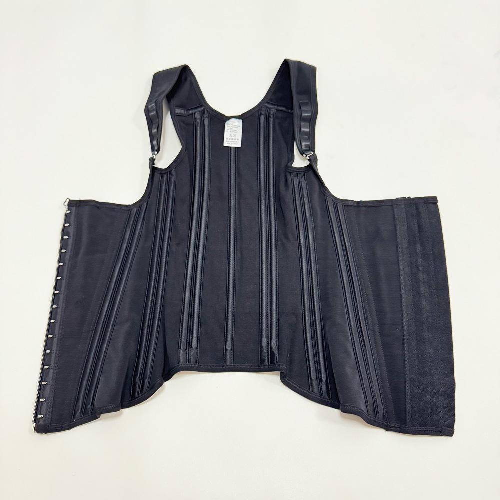 Fajas Colombianas Body Shaper Shapewear Women Vest Tops Double Compression Waist Trainer Corset Adjustable Zipper and Hook-eyes