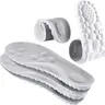 Men's U-Shaped Memory Foam Cloud Insoles (US 7.5-10.5) - 4D Honeycomb, 3D Shock Absorbing Insoles, PU+Gene-Fiber, Arch Support, Heel Liners, Foot Pain Relief, Cuttable Fit, Balanced Feet, for Work, Activewear, Daily Wear