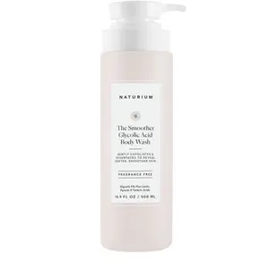 Naturium The Smoother Glycolic Acid Exfoliating Body Wash, Soft & Smoothing Cleanser, 16.9 oz