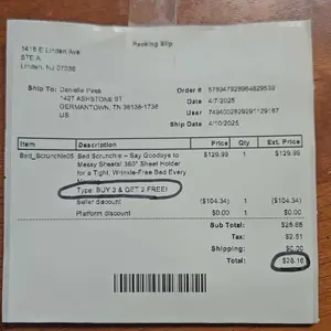 Product Review of Bed Scrunchie 3-in-1 Adjustable Bed Sheet Straps & Fasteners – 360° Elastic Fitted Sheet Tightener with Heavy-Duty Anti-Slip Clips – Prevent Loose or Slipping Sheets – Universal Bed Sheet Holder for Deep, Extra-Deep, Pillow-Top & Adjustable Mattresses from K**y D**e P**