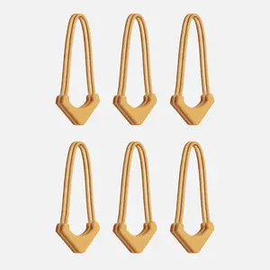 WORRYLESS™️ Locking Zipper Pullers in Dallol Yellow