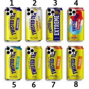 Twisted Tea Brand Tough Phone Case, Shockproof Heavy Duty Drop Protection, Durable Polycarbonate & TPU Protective Cover, UV Protected Glossy Finish for iPhone 11 12 13 14 15 16 17 Pro Max Plus