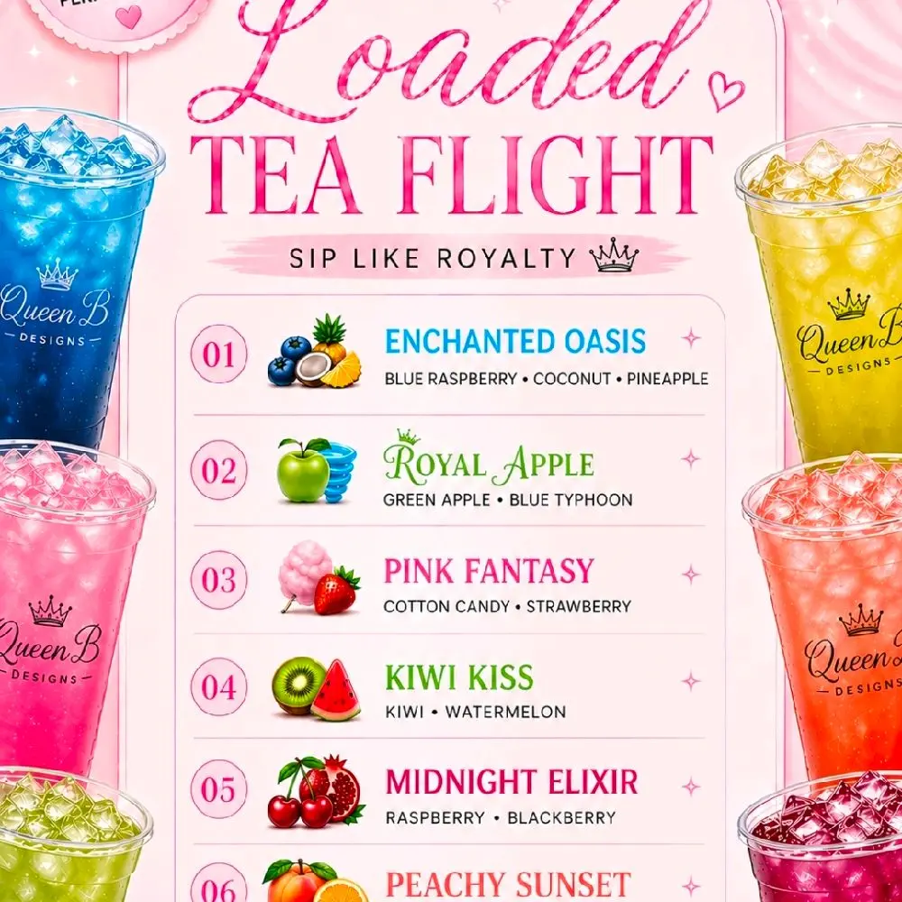 queen b loaded tea flight 6 pack