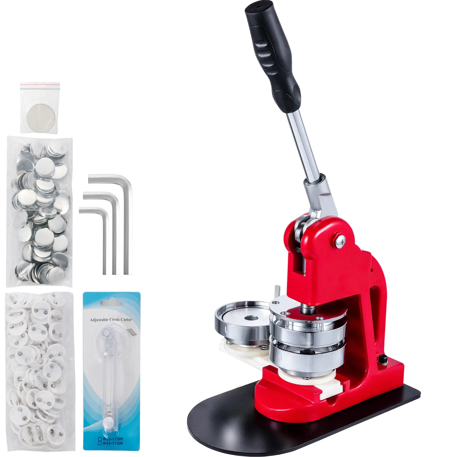 Spring new arrivals Button Maker 3in/75mm Button Badge Maker 500 Button Parts + Circle Cutter