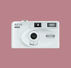 Compact Reto Pano 35mm Film Camera with Built-in Flash