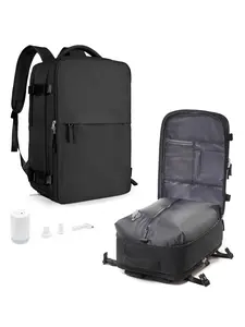 Vacuum Travel Backpack Set with Electric Vacuum Pump, Large Capacity, Casual Business Bag, Outdoor Hiking Camping Shoulder Bag