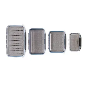 212 MAIN Adamsbuilt AB28BFB Extra-Large Double-Sided Waterproof Plastic Fly Box, Fishing Fly Storage Organiser (water proof)