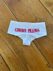 White Boyshort Cowboy Pillows®️ Undies
