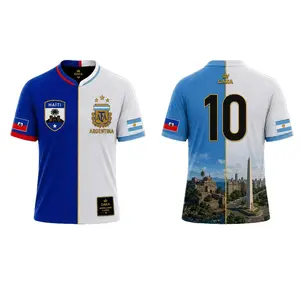 Haiti vs Argentine Home Away Neymar Soccer Jersey