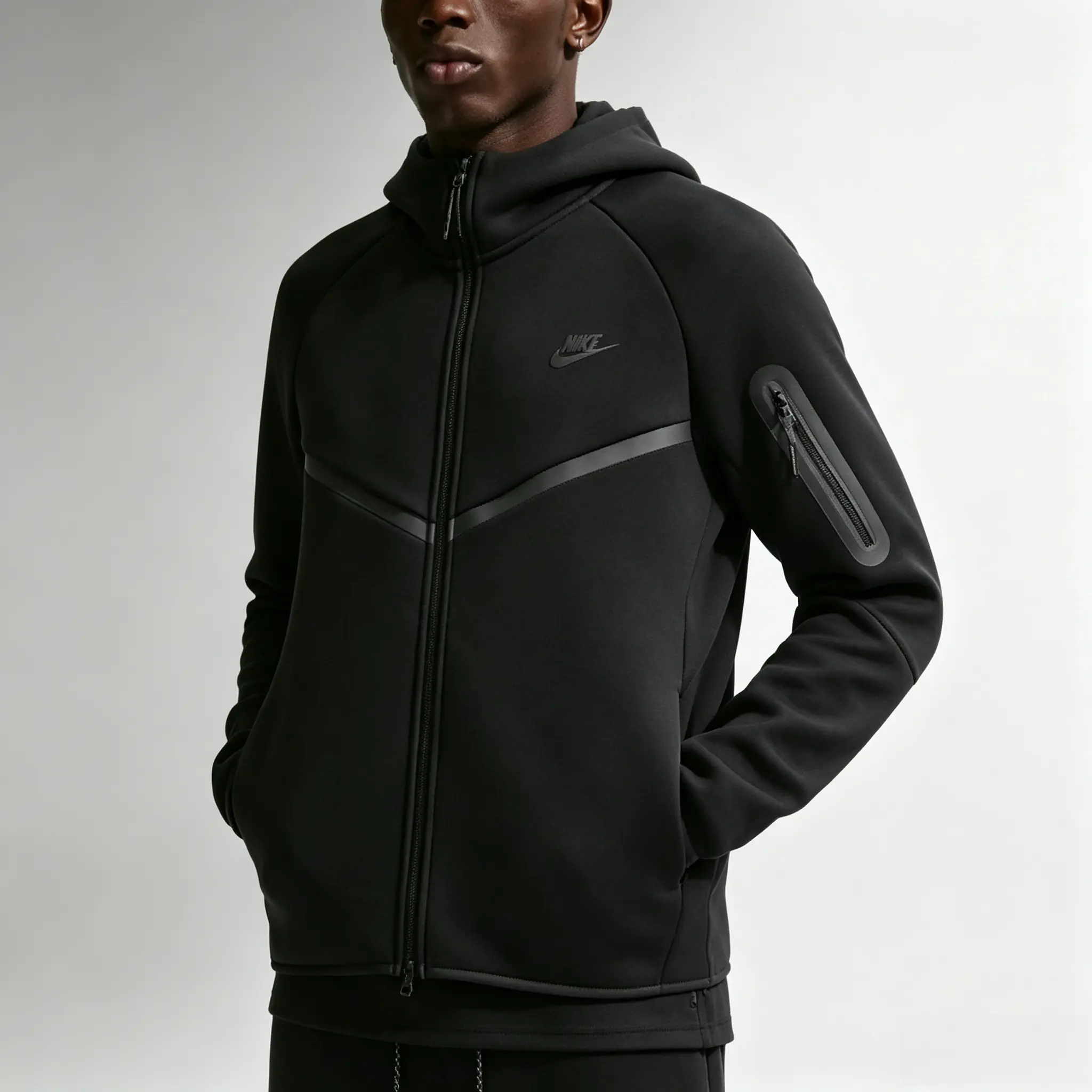 Nike Tech Men's Fleece Windrunner Full-Zip Jacket HV0949-010