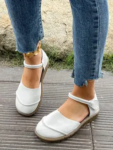 Women's Fashion Flat Sandals, Classic Closed-Toe Design, Casual Daily Wear, Easy to Match Any, Comfortable and Stylish, Flat Sandal Shoes