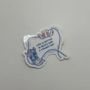 Life's Better in Boots and a Hat Sticker - Fun Coors Rodeo Design 2x2 Inches Durable Water & Scratch-Proof Perfect for Water Bottles Laptops