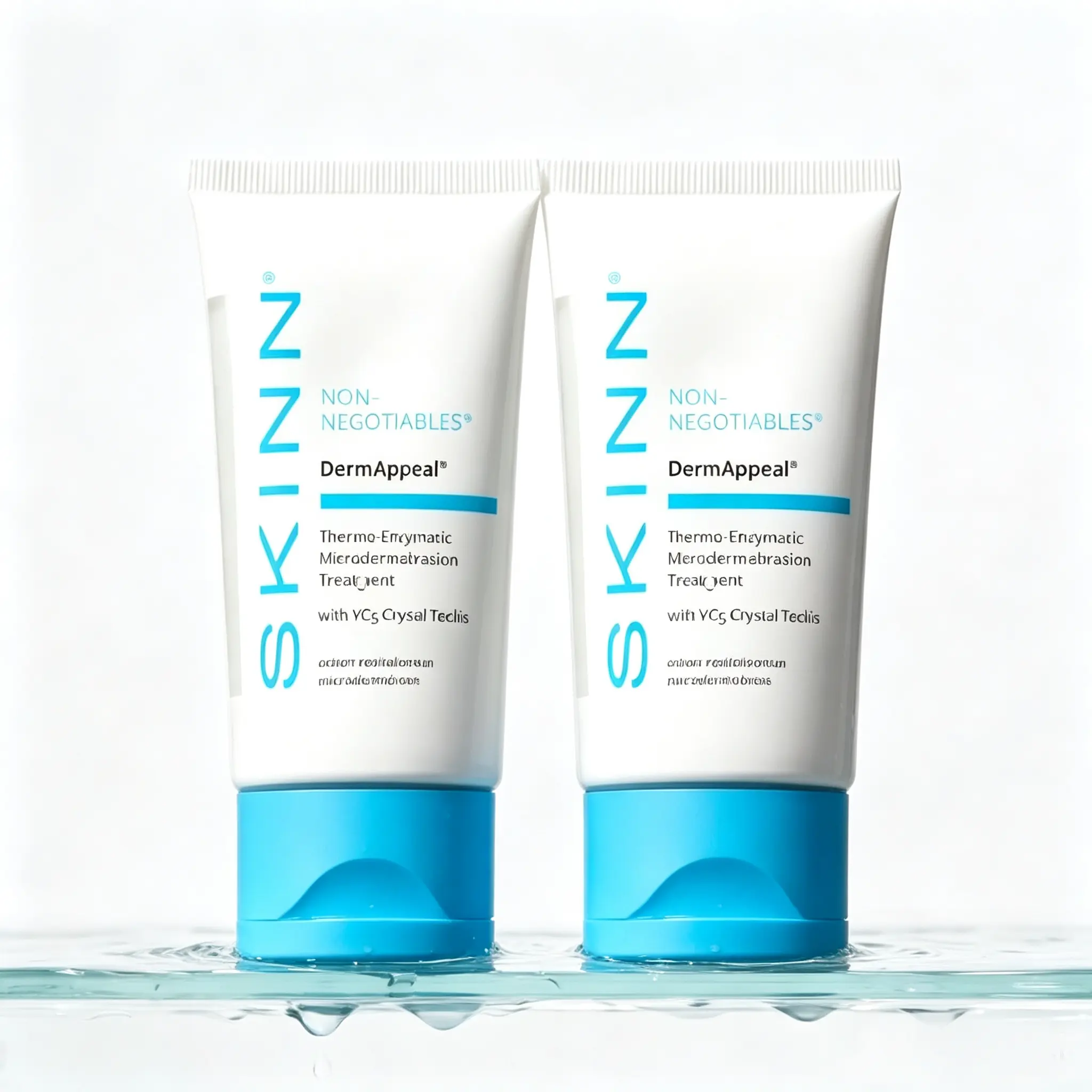 SKINN Cosmetics Green Tea-Mint Facial Cleanser, Daily Skincare for Gentle Exfoliation & Comfort (Men's Care)