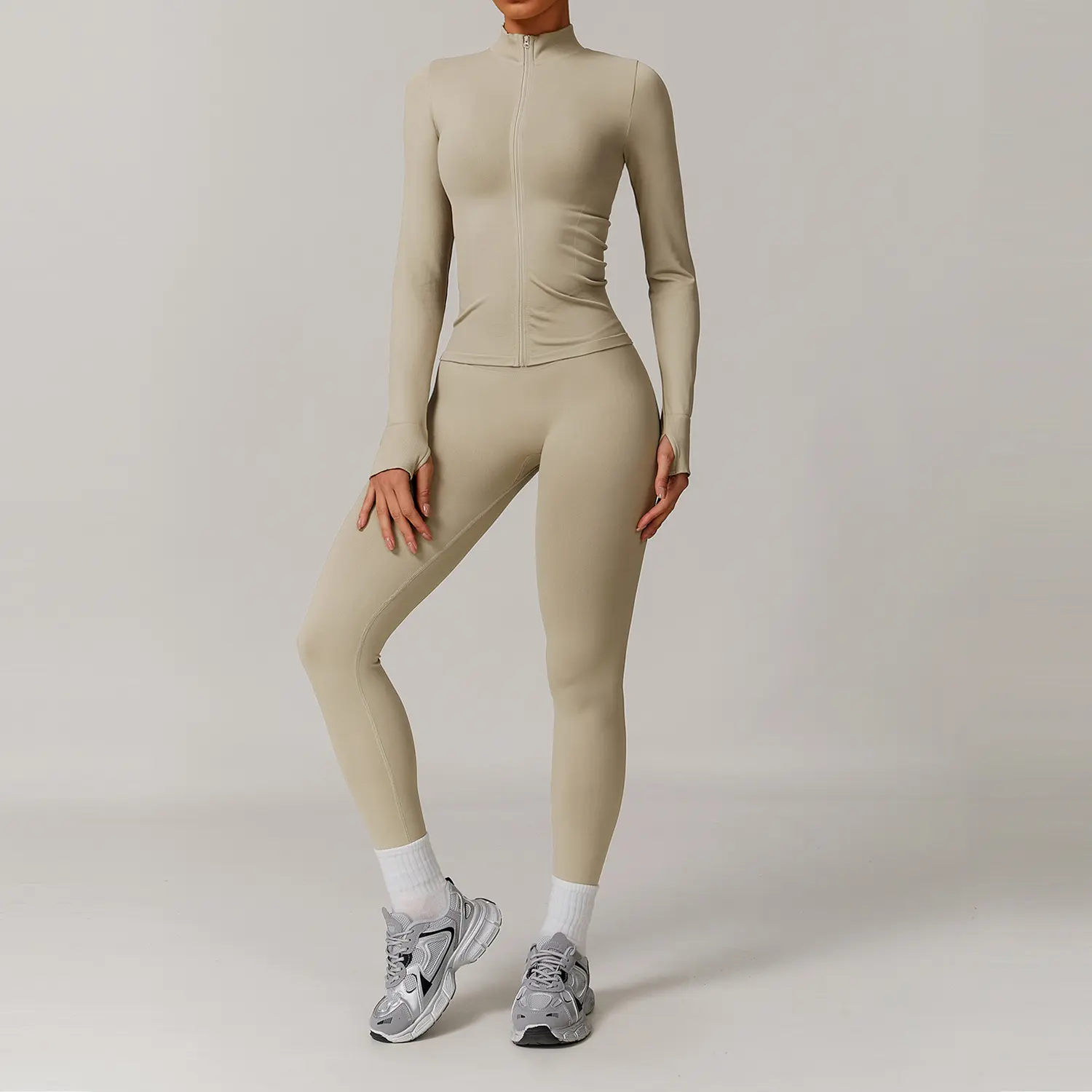 7755 jacket+7318 long pants in clay colo