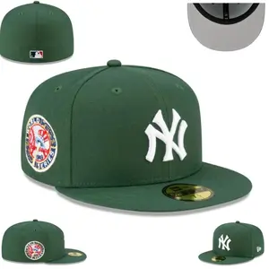 NEW ERA 59FIFTY Fitted MLB Baseball Hat - National Teams, Los Angeles Dodgers, New York Yankees, Boston Red Sox Sports Collectible Headwear