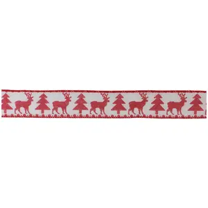 Melrose Wired Polyester Ribbon (Set of 2) 2.5"x10yds