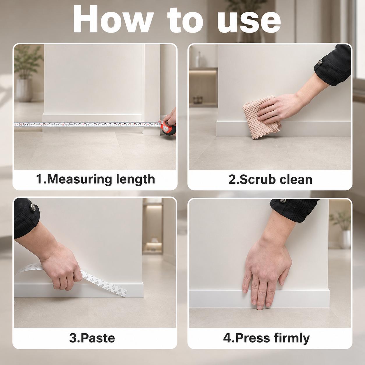 Polyurethane door seal strip