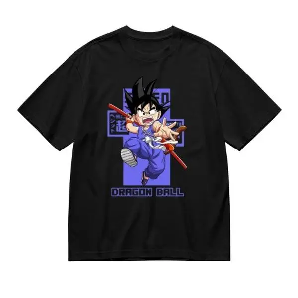 Dragon Ball Goku Character T Shirt Mens Cotton Lightweight Breathable Graphic Tee Essential