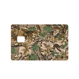 Custom Adhesive Stickers Camouflage Credit Card Sticker - High Quality, Waterproof, Stain Resistant