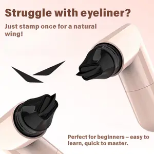 Winged Eyeliner Stamp Pen Makeup Tool – One-Press Perfect Wings, Waterproof & Beginner-Friendly, Natural Look, Long-Lasting