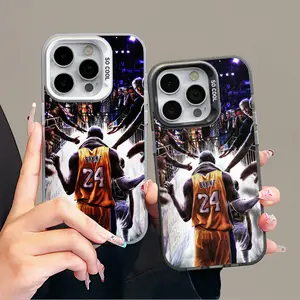 IPhone 16 Promax KOBE Phone Case Anti Drop Protective Case Suitable for iphone 15 14 13 12 11 XS Plus Acrylic Phone Case basketball Protection Cover