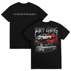 Trokiando Ram Gang Black 2 Side T-shirt, Gift, Graphic Tee, Trending New Cotton Breathable